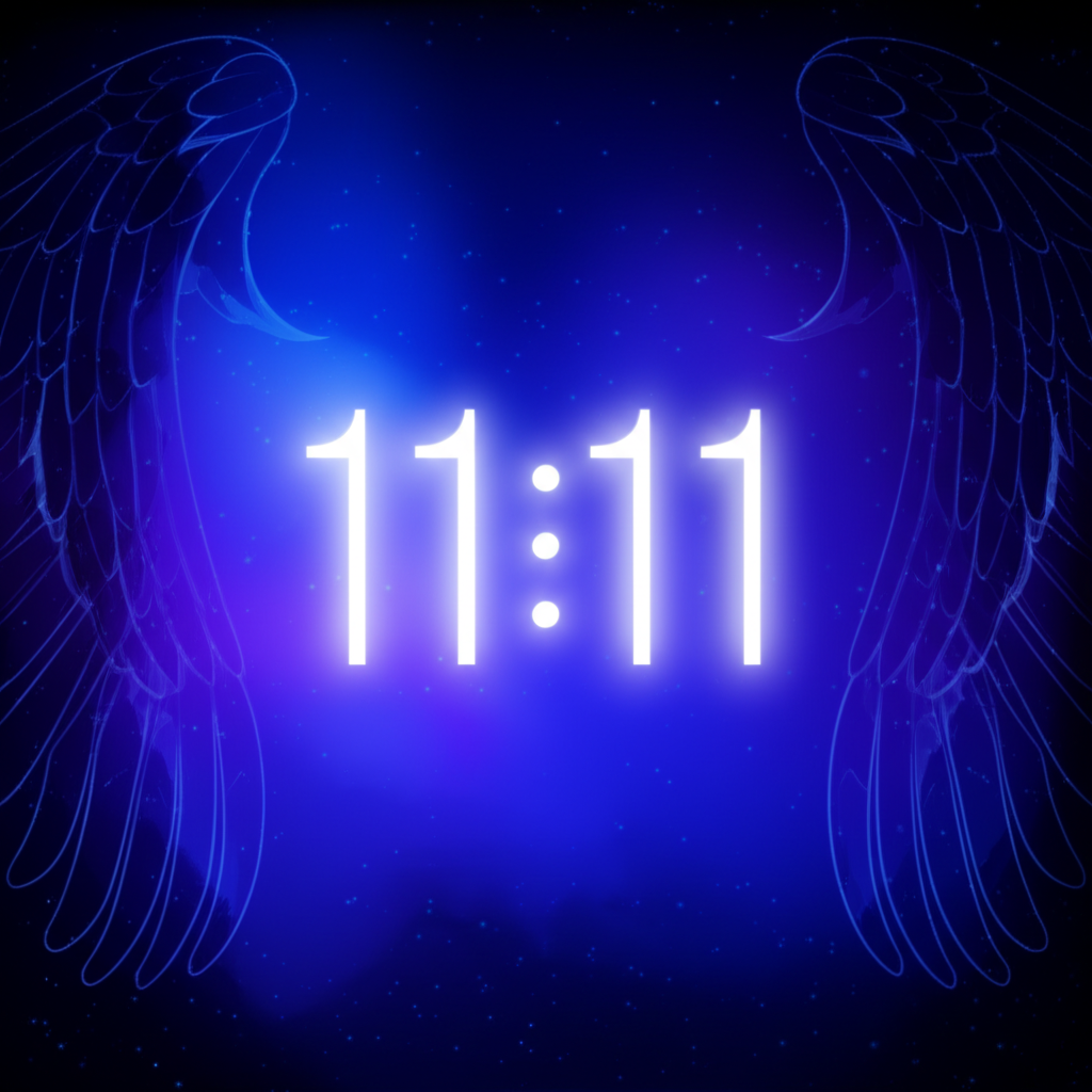 Загадочные светящиеся часы в космосе, показывающие одинаковые цифры — ангельская нумерология на часах значение