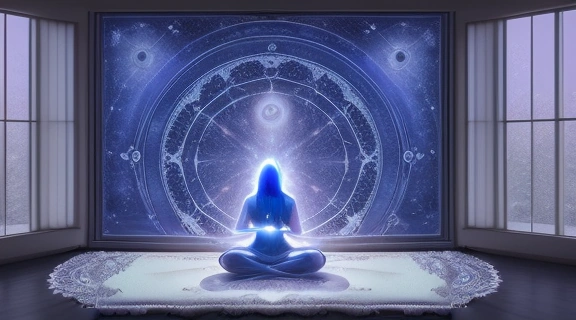 Человек, размышляющий о предстоящем году под звездным небом, используя астрологические советы как провести последний месяц года для гармоничного завершения.