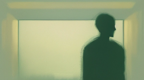 Человек на перекрестке жизни, размышляющий, что делать дальше, в свете надежды.