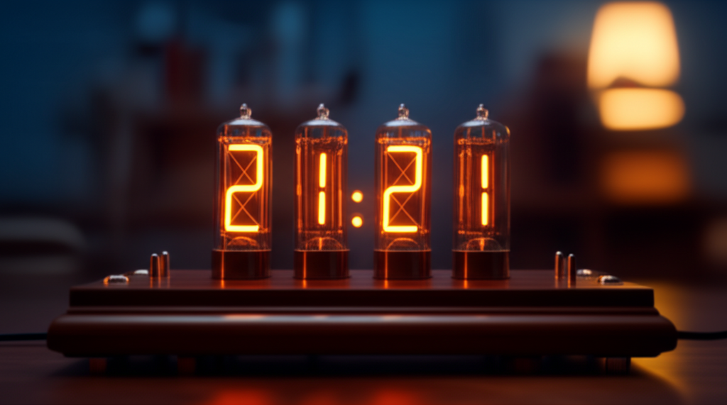 Цифровые часы показывают, что значит время 21 21, создавая мистическую атмосферу