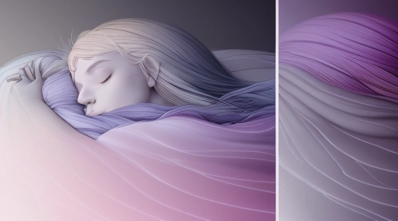 Иллюстрация, символизирующая различные Фазы сна и их влияние на мозг человека