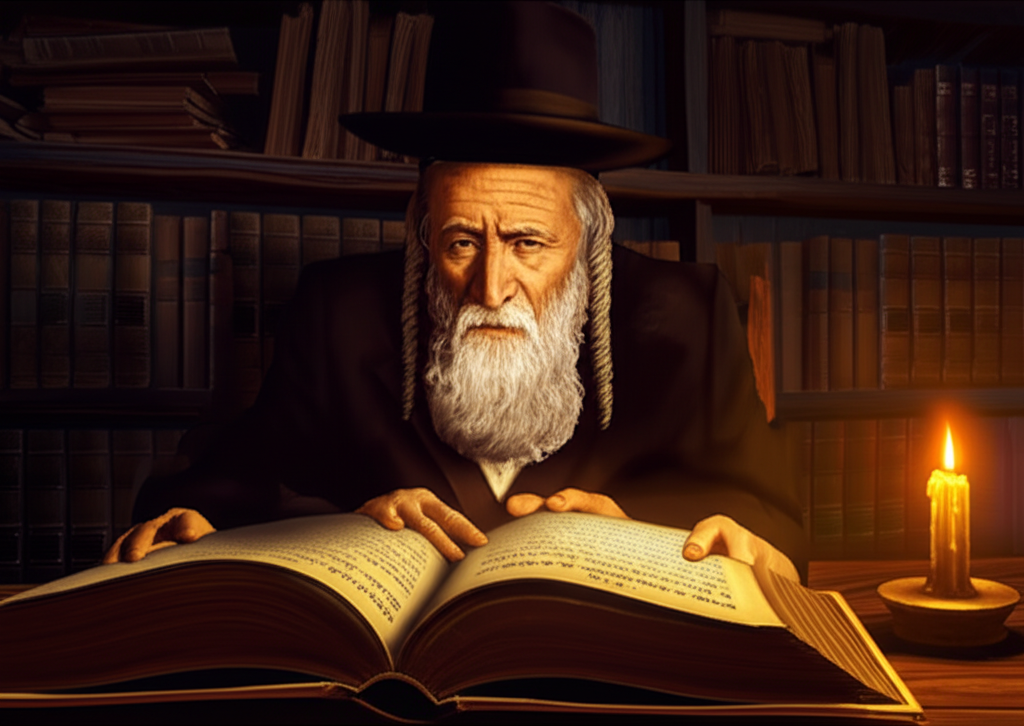 Глубокое изучение основ, которые предлагает Хасидская Каббала, в свете свечи.