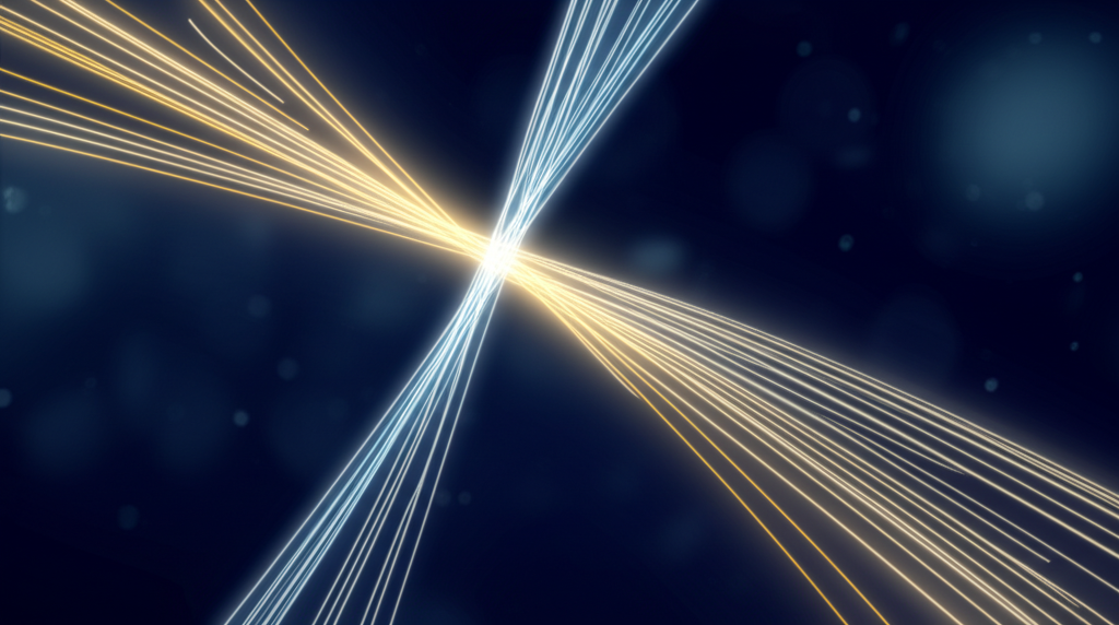 Две переплетенные светящиеся нити, которые символизируют истинные пары и их духовную связь.