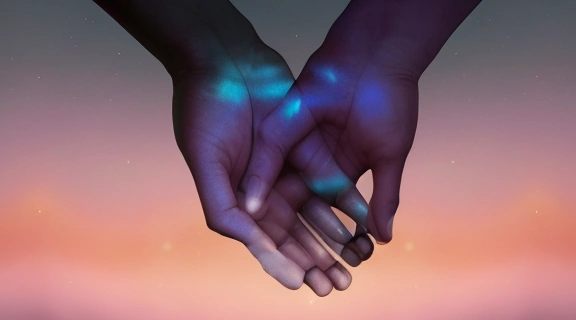 Сюрреалистическое изображение, символизирующее изменение прошлого через переосмысление воспоминаний.