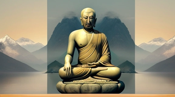 Сборный образ известных последователей буддизма, символизирующий их вклад в распространение мудрости и сострадания.