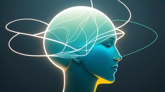 Человек медитирует, визуализируя свои цели, демонстрируя как добиться желаемого мыслью и проявить его в реальности.