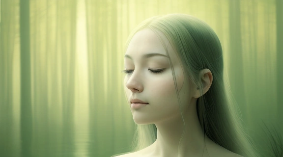 Человек в глубоком медитативном состоянии, символизирующий процесс того, как войти в транс для внутреннего покоя