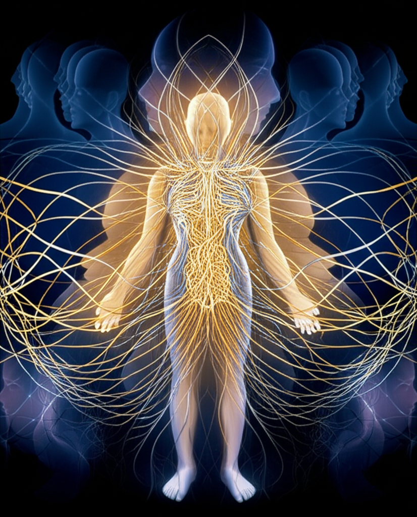 Визуальная метафора, иллюстрирующая принципы, которые изучает кармическая психология