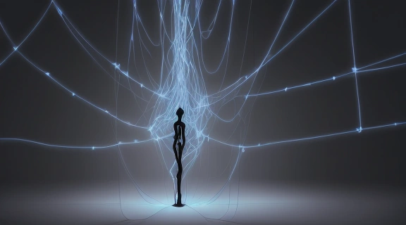 Символическое изображение, демонстрирующее тонкие механизмы манипуляции в человеческих отношениях.