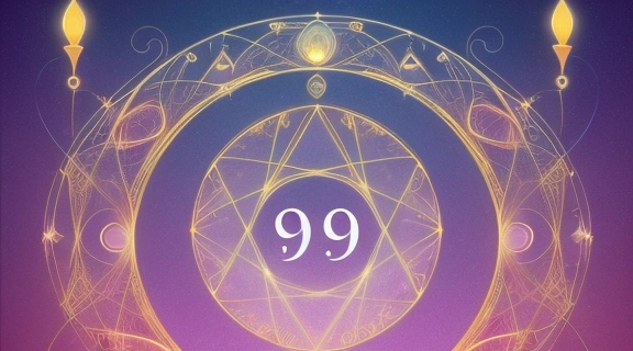 Загадочные числа, образующие узор вокруг человека, символизируют Нумерология жизни и её влияние.