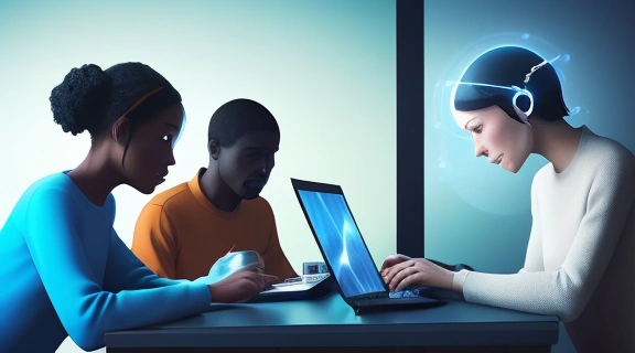 Различные люди поддерживают отношения в интернете, используя современные цифровые устройства для общения и взаимодействия.