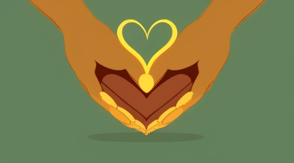 Иллюстрация, символизирующая Пять языков любви и их проявления в отношениях