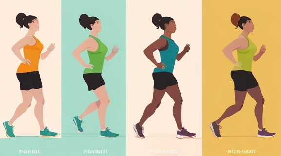 Человек занимается утренней зарядкой в светлой комнате, символизируя здоровый образ жизни и устойчивую потерю веса.