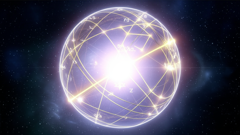 Астрологическая сфера, демонстрирующая как работают примарные дирекции