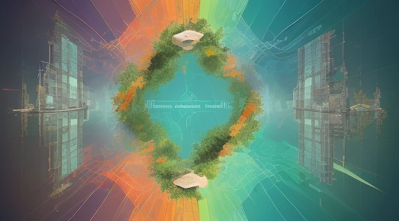 Визуализация гармонии между Профессия и стихия, где каждый человек находит свое призвание в соответствии со своей природной энергией и талантами.