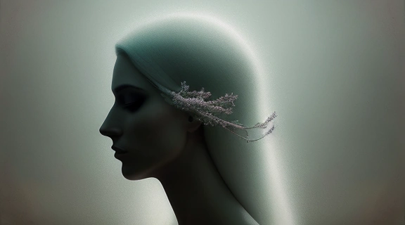 Изображение, символизирующее глубокую связь психологии аромата с памятью, эмоциями и человеческим поведением.