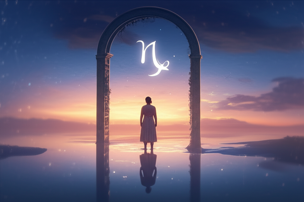 Задумчивая фигура на фоне свадебной арки, размышляющая о ретроградной Венере в 7 доме брак и её влиянии на отношения.