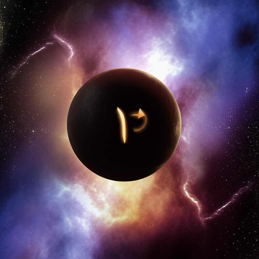 Мистическое изображение Плутона, символизирующее ретроградный Плутон что означает для глубоких трансформаций и кармических уроков.