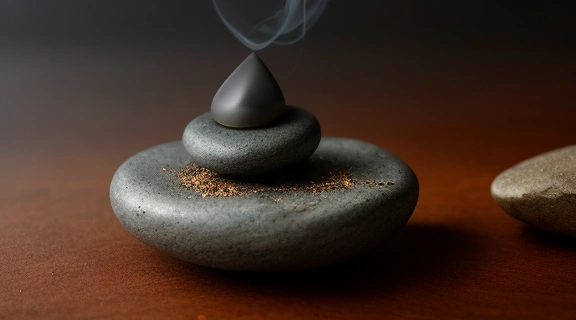 Коллекция древних рунических талисманов на темной деревянной поверхности с мистическим свечением