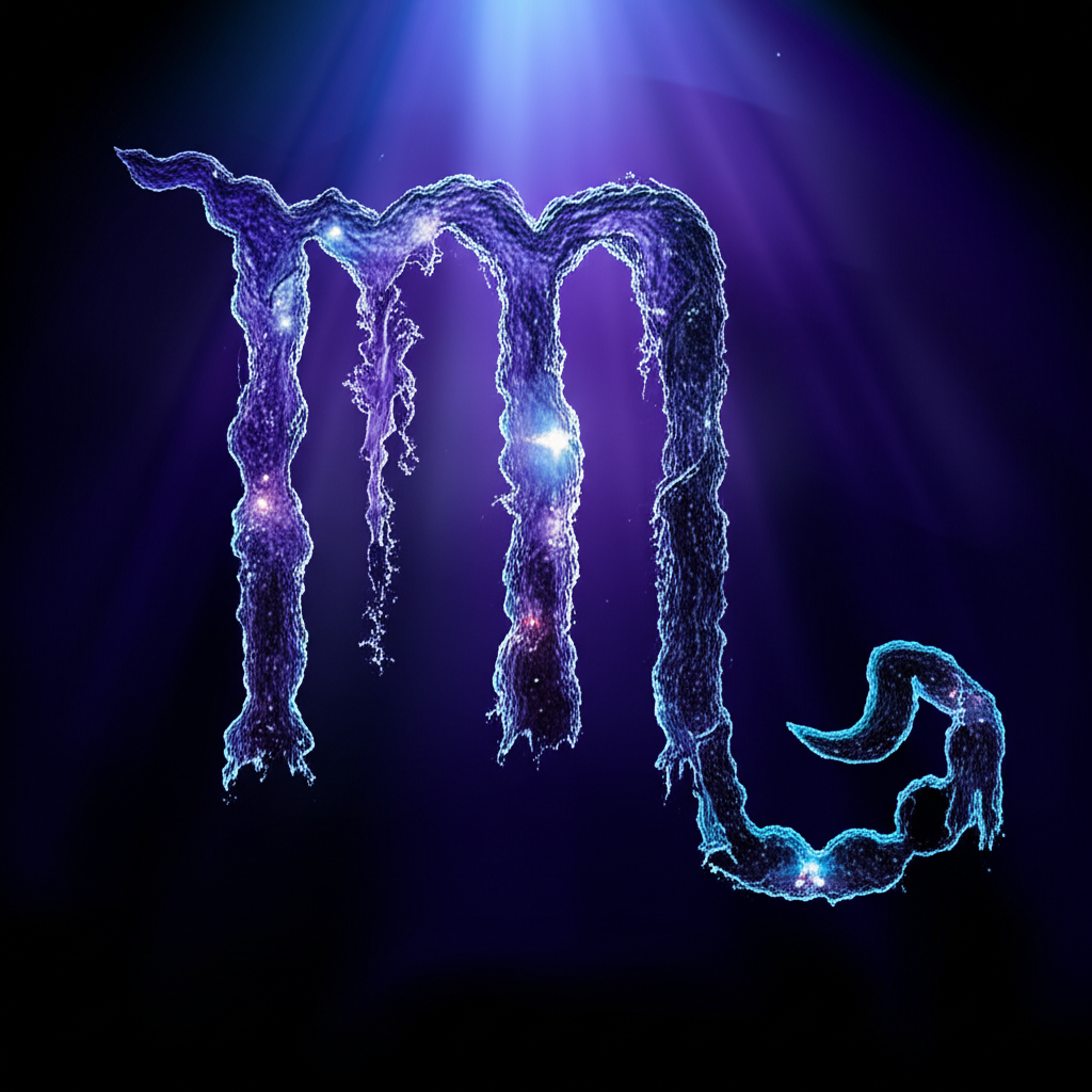 Загадочный и глубокий скорпион знак стихия, символизирующий мощь водной природы.