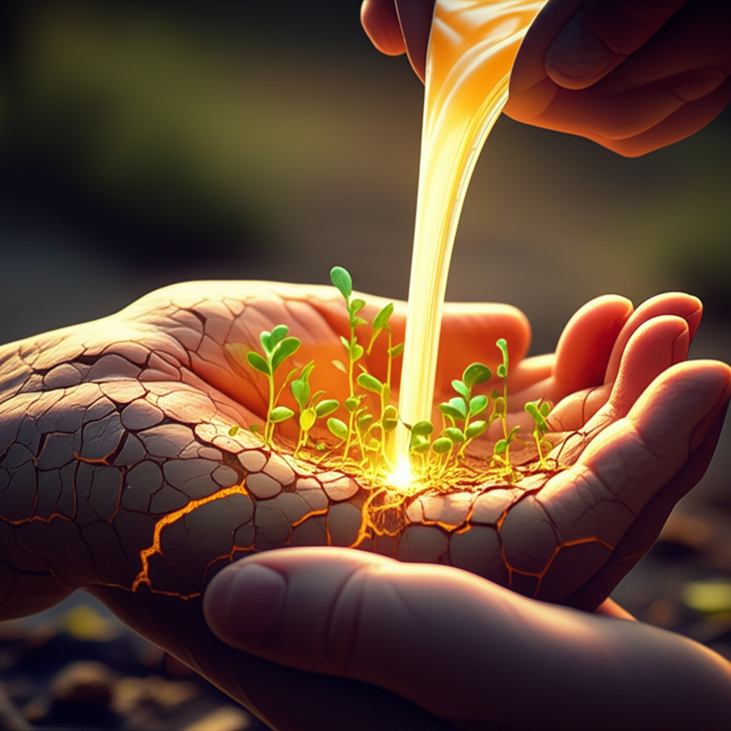 Две руки, символизирующие исцеление и глубокую важность прощения.