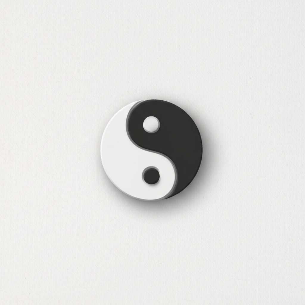 Символическое изображение концепции великий предел в виде знака Инь-Ян.