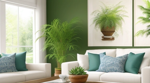 Весна по фэн-шуй: гармоничный интерьер с живыми растениями и водными элементами