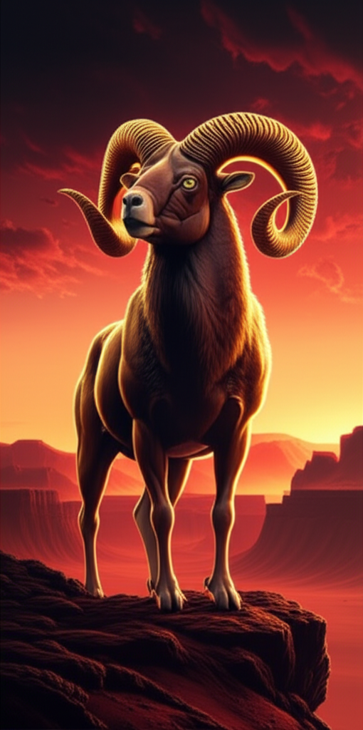 Могущественный огненный баран как символ энергии — знак зодиака овен