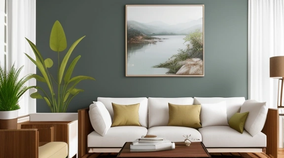 Гармоничная гостиная, оформленная согласно принципам Зоны фэн-шуй советы для дома, с обилием естественного света и натуральных материалов.